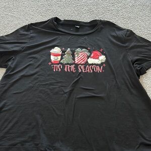 Black 'Tis the Season Graphic T-Shirt